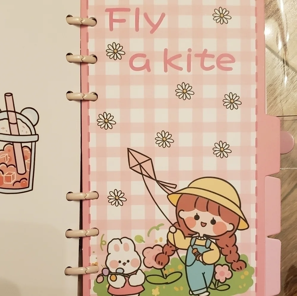 ADORABLE girly girl planners/agenda/journal